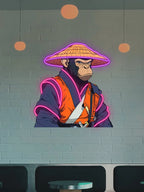 Toysign Light Samurai Monkey with Neon LED neon sign product image