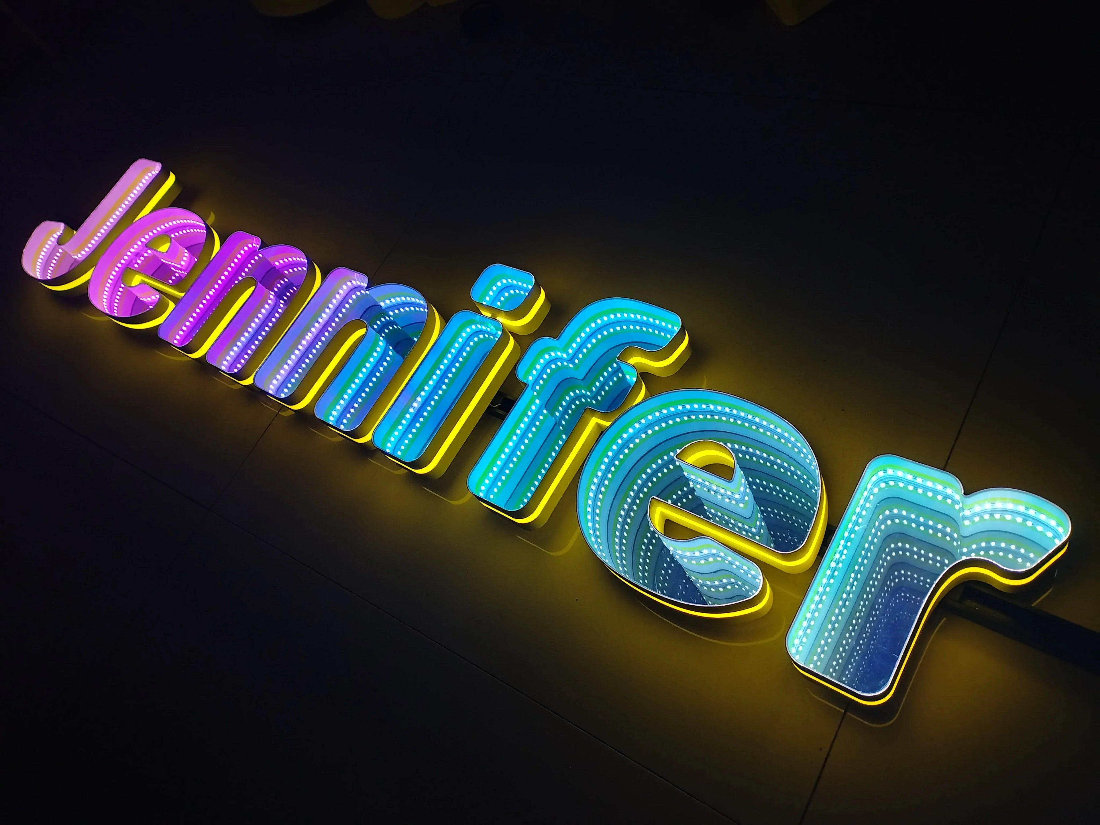 Toysign 3d Name Logo LED Infinity LED neon sign product image