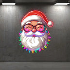 Santa Claus with Small Light Bulbs LED LED neon sign product image