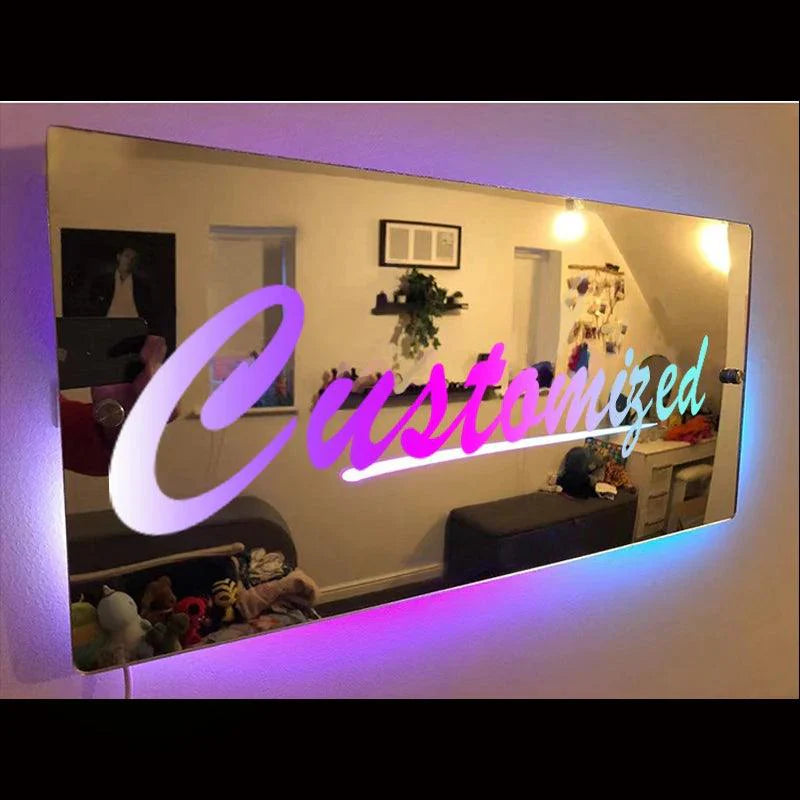 Mirror Light Personalised Words LED neon sign product image