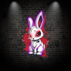 Toysign Edgy Neon Bunny Wall Art LED neon sign by NeonCS