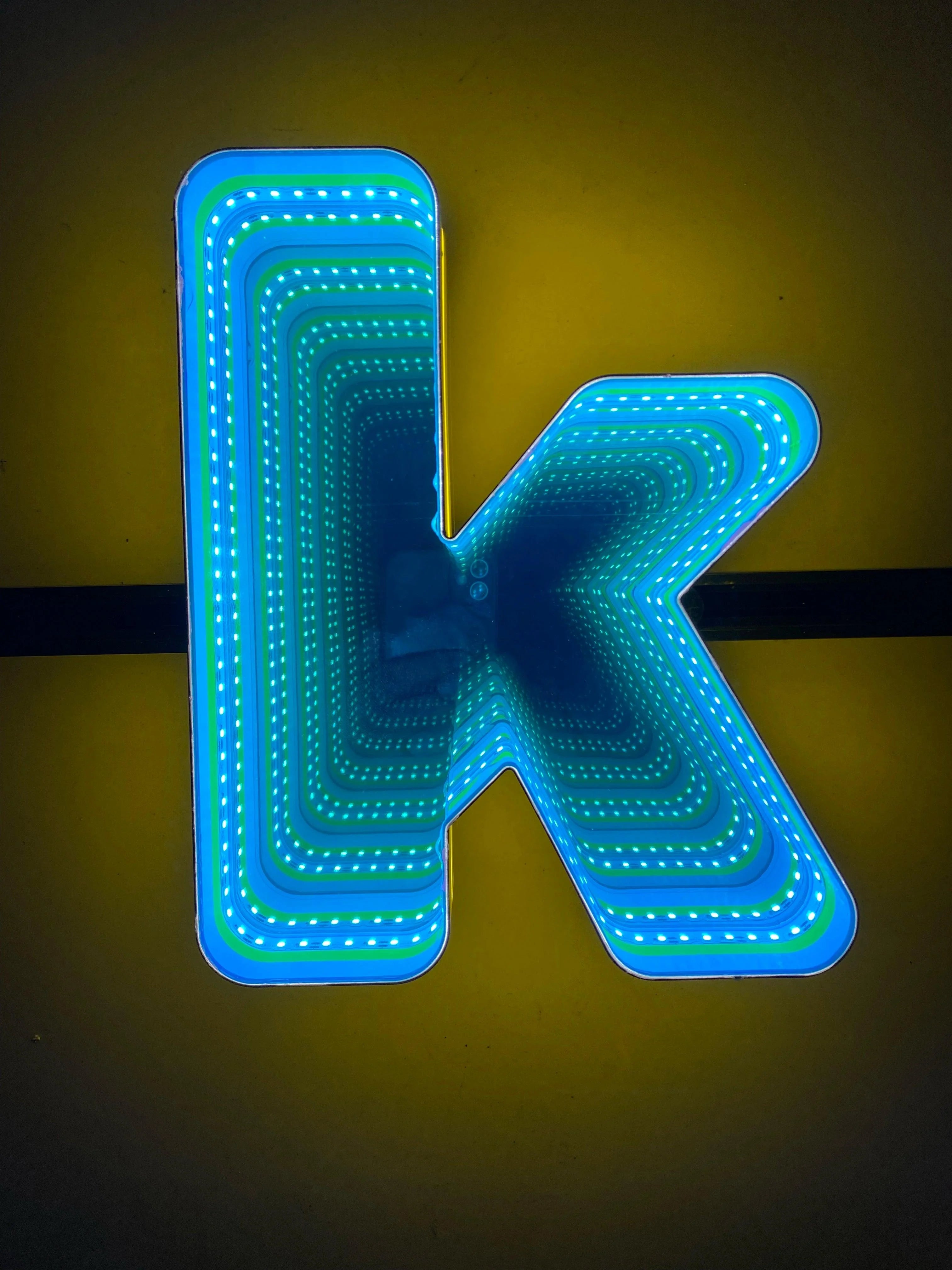 Stocked Infinity Mirror 3d Letter LED neon sign product image