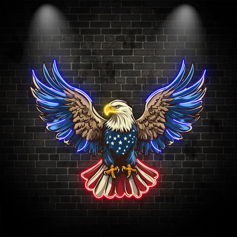 American Eagle - Patriotic Wall Decor LED neon sign by NeonCS