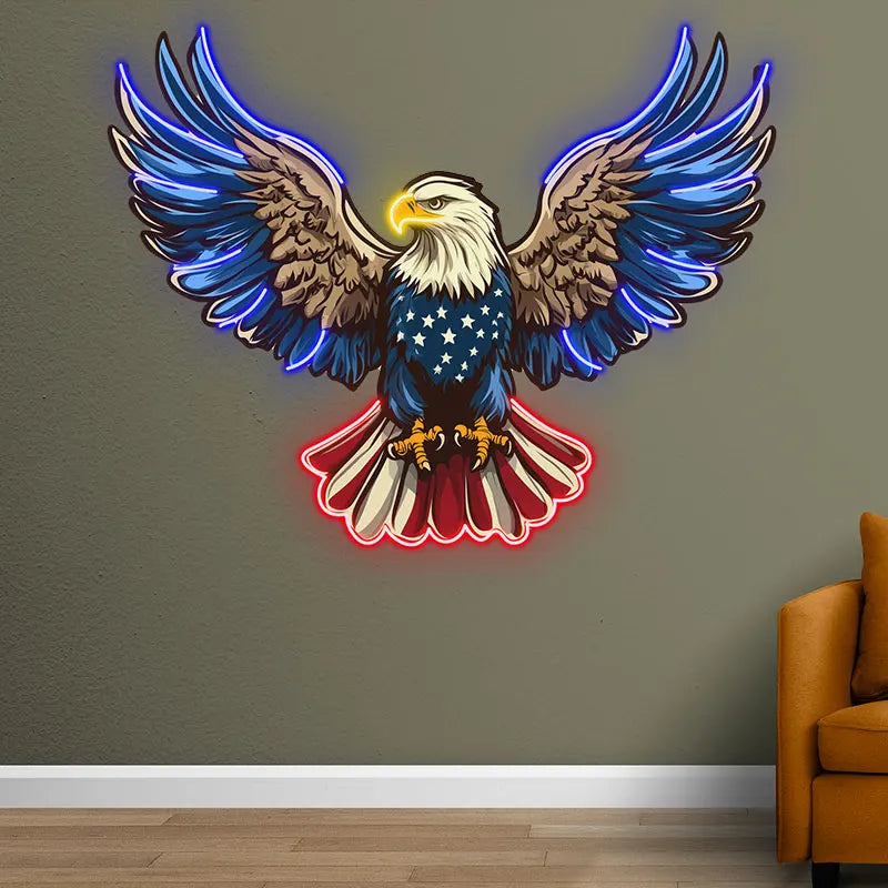 American Eagle - Patriotic Wall Decor LED neon sign product image