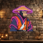Toysign Light Samurai Monkey with Neon LED neon sign product image