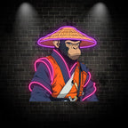 Toysign Light Samurai Monkey with Neon LED neon sign product image