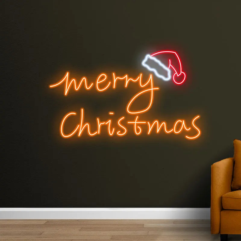 Modern Neon Christmas Sign - Merry LED neon sign product image