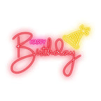 Toysign Custom Text Happy Birthday LED neon sign product image