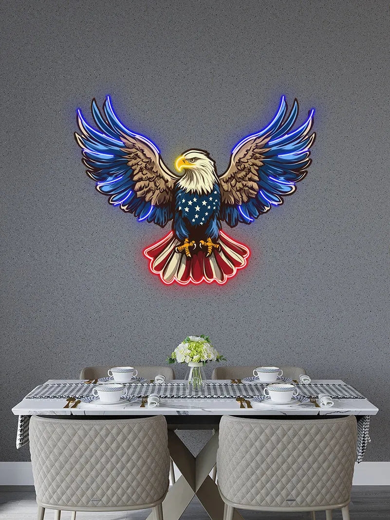 American Eagle - Patriotic Wall Decor LED neon sign product image