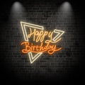 Vibrant Birthday Glow Light Elevate LED neon sign product image