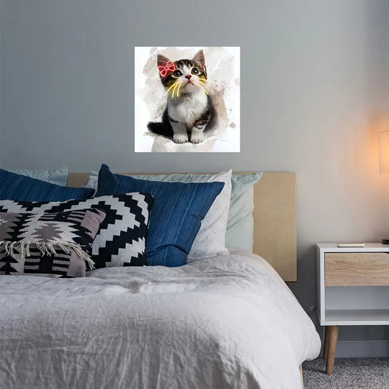 Toysign Kitten - Pet Portrait Design LED neon sign product image