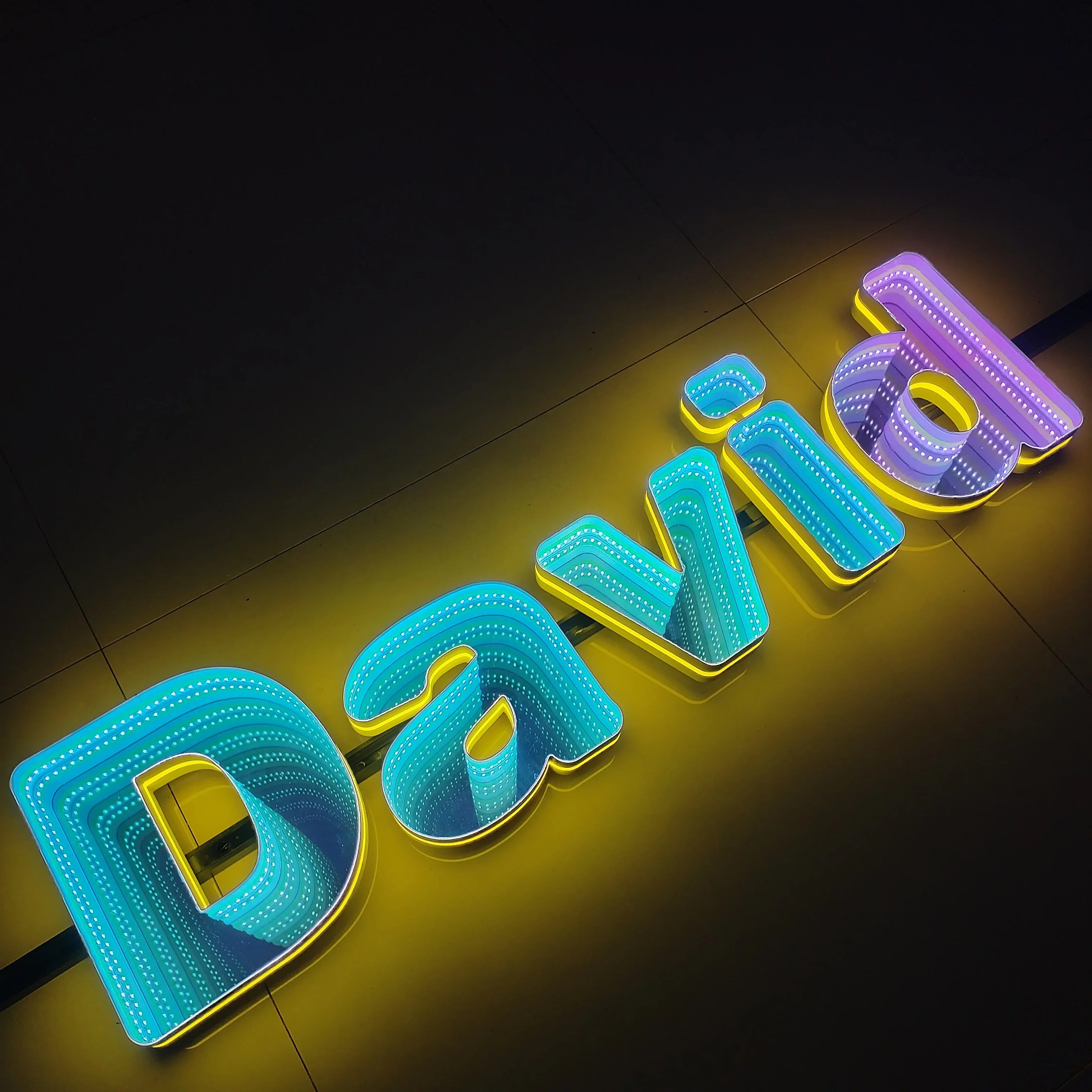 Toysign 3d Name Logo LED Infinity LED neon sign product image