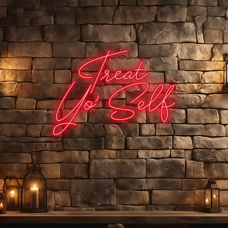 Treat Yo' Self - Add Some Flair to LED neon sign product image