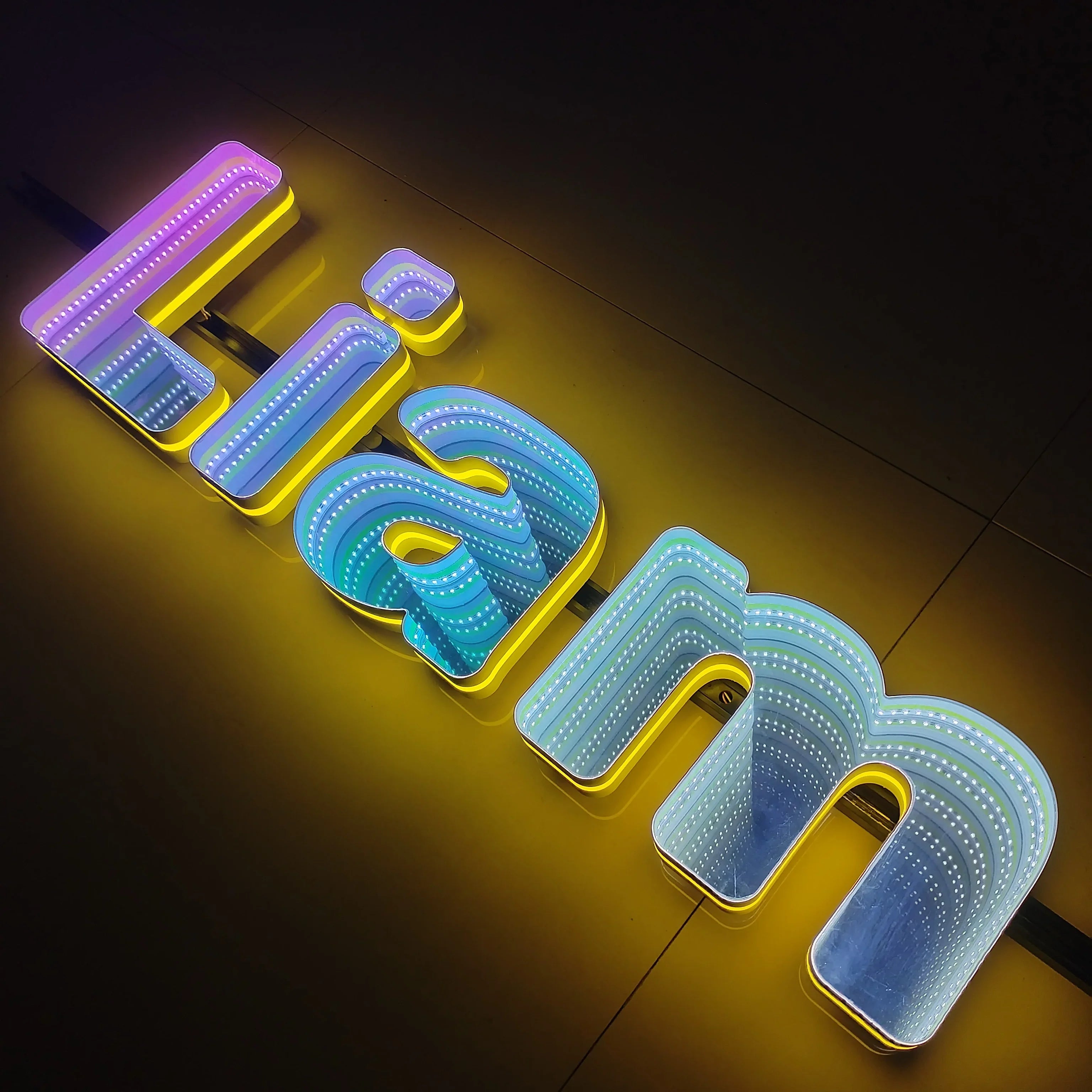 Toysign 3d Name Logo LED Infinity LED neon sign product image