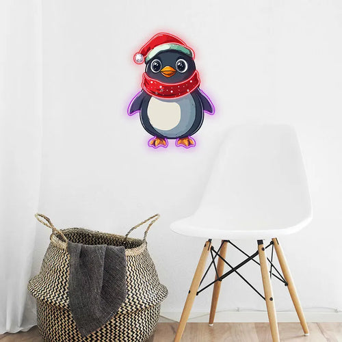 Christmas Penguin - Adorable Decor for LED neon sign product image