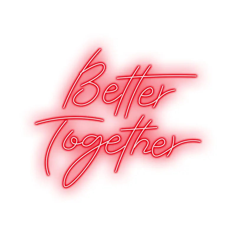 Toysign Better Together Text LED neon sign product image