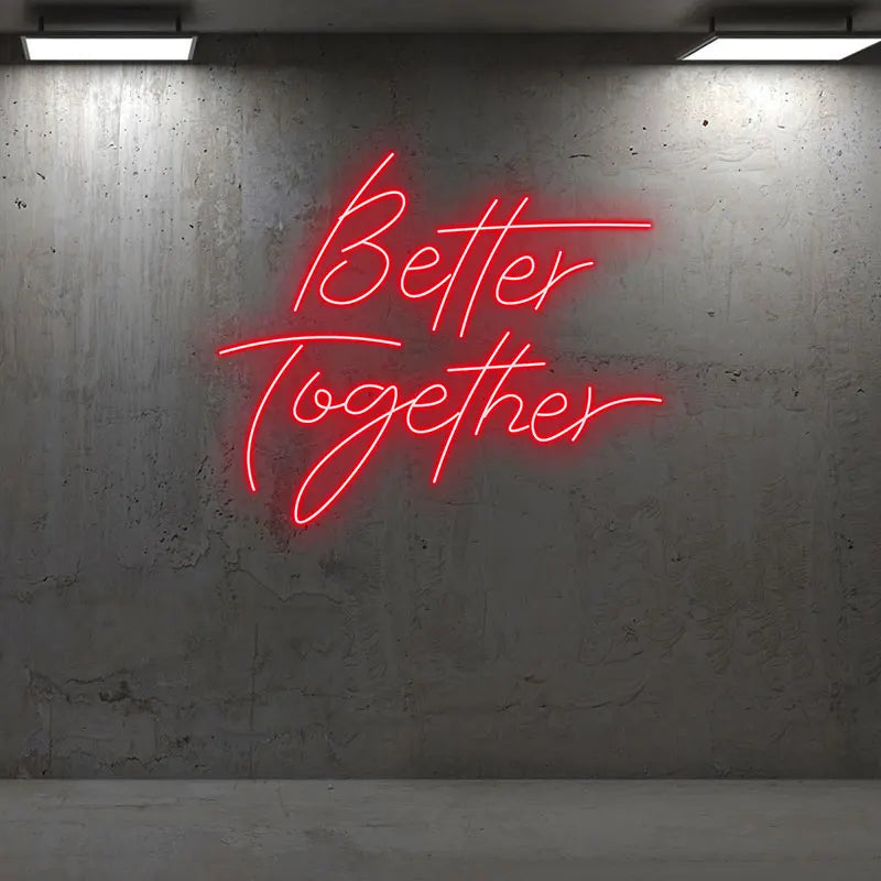 Toysign Better Together Text LED neon sign product image