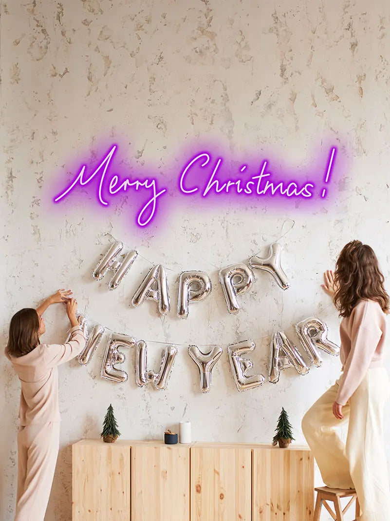 Merry Christmas Neon Text Light LED neon sign product image