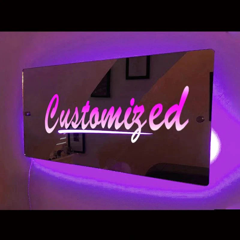 Mirror Light Personalised Words LED neon sign product image