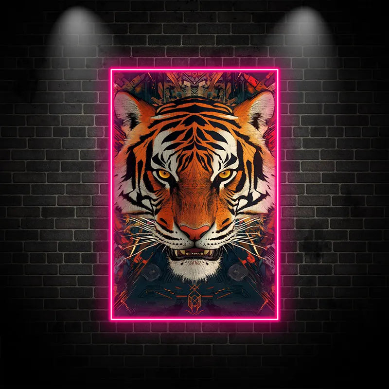 Fierce Tiger - LED Wall Art for Home & LED neon sign by NeonCS