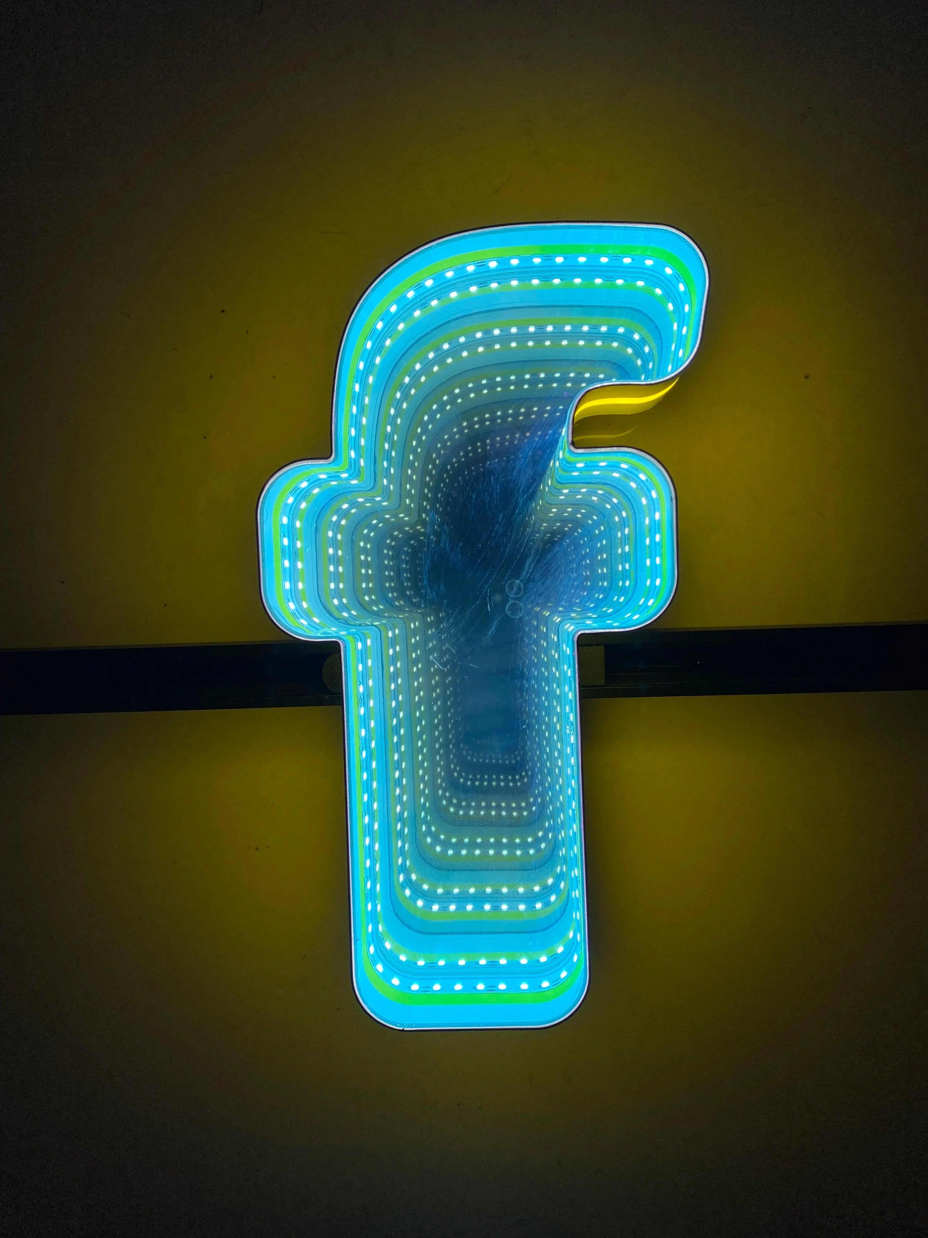 Stocked Infinity Mirror 3d Letter LED neon sign product image