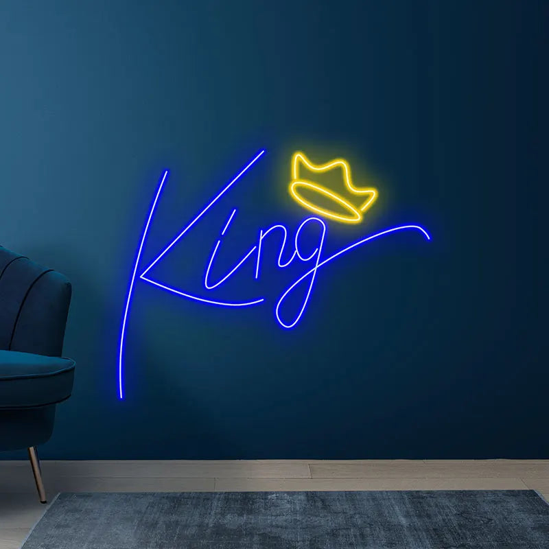 Toysign Bold "king" Neon LED Wall LED neon sign product image