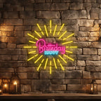 Birthday Glow Sign - Add a Festive LED neon sign product image