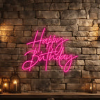 Toysign Elegant Happy Birthday - LED LED neon sign product image