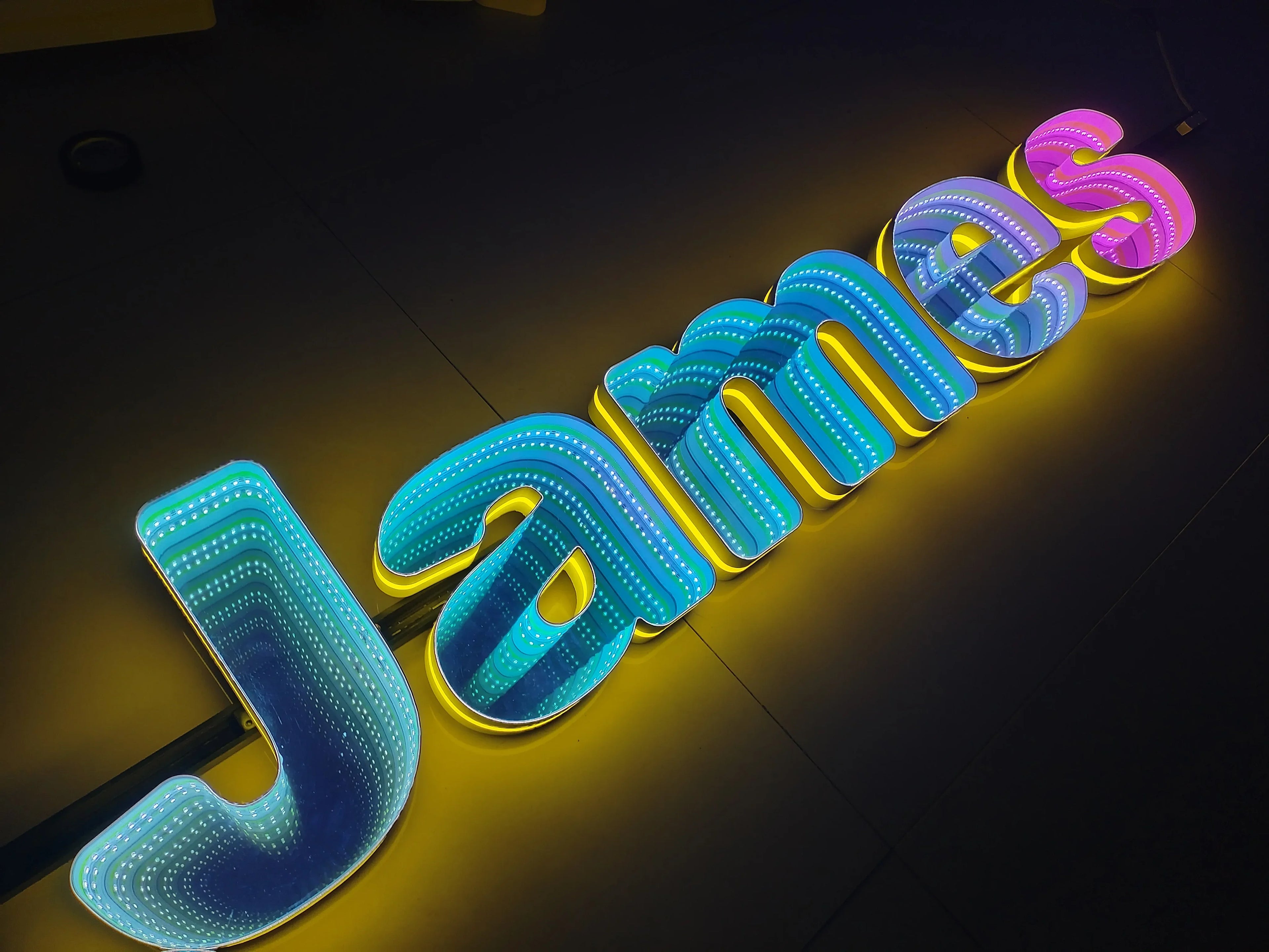 Toysign 3d Name Logo LED Infinity LED neon sign product image