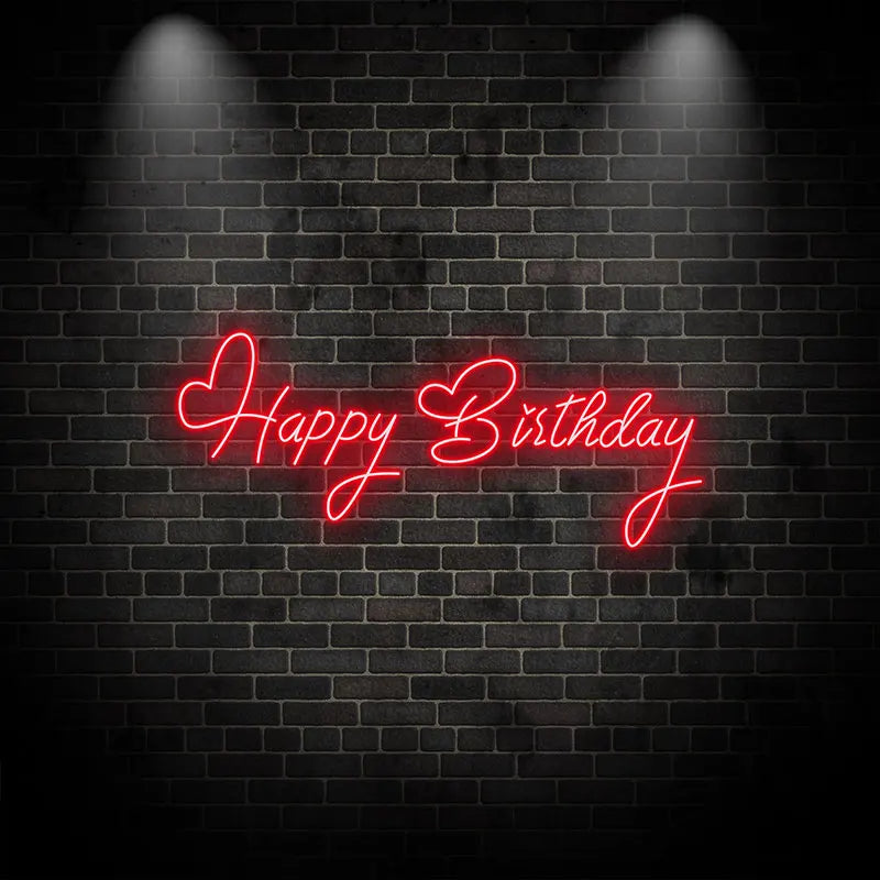 Toysign Custom Happy Birthday Sign LED neon sign by NeonCS