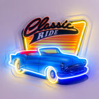Custom Car Retro Car Man Cave Decor LED neon sign product image