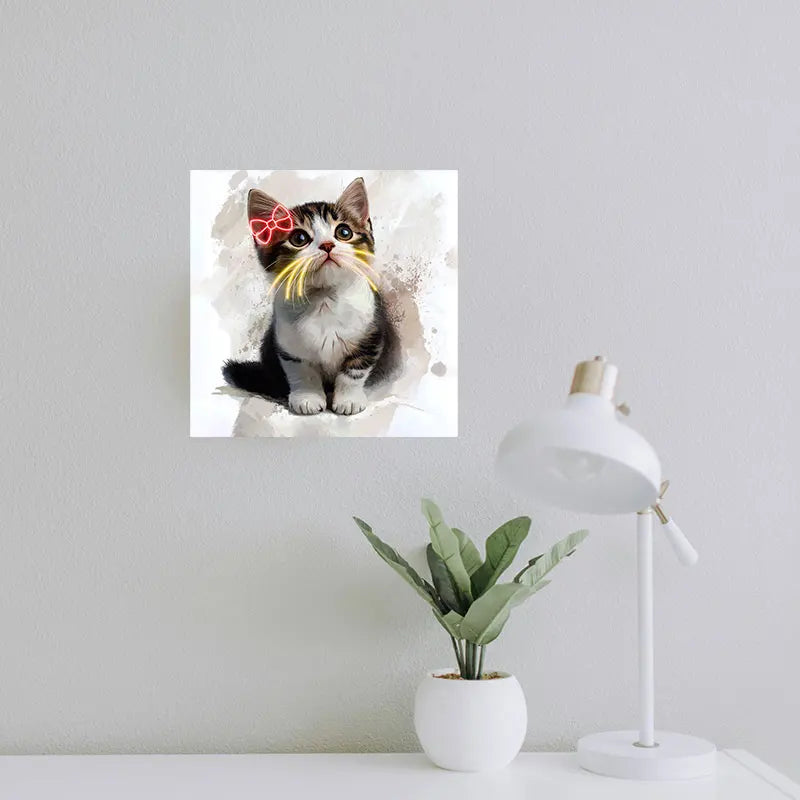 Toysign Kitten - Pet Portrait Design LED neon sign product image