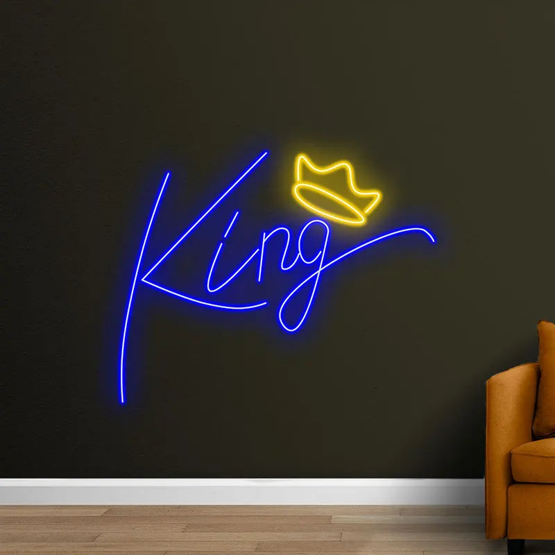 Toysign Bold "king" Neon LED Wall LED neon sign product image