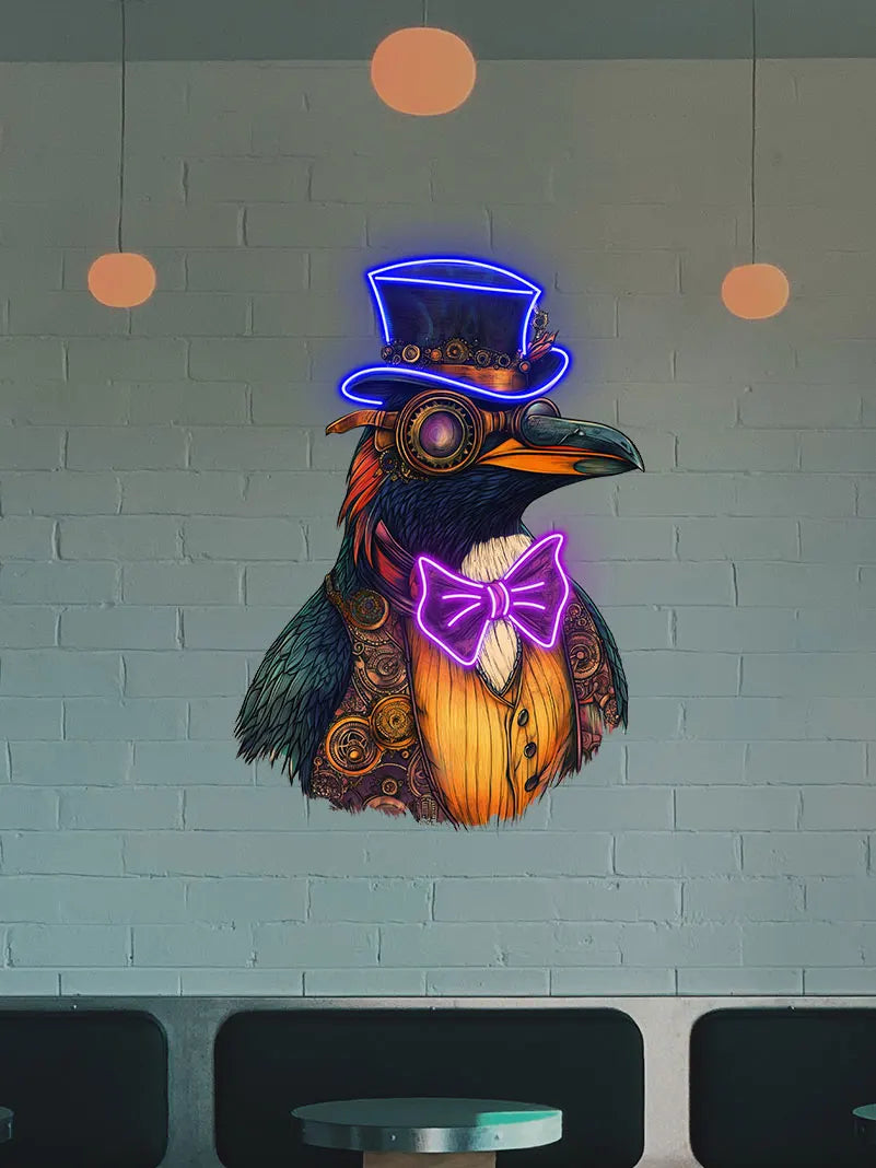Toysign Steampunk Bird Neon Wall Decor LED neon sign product image