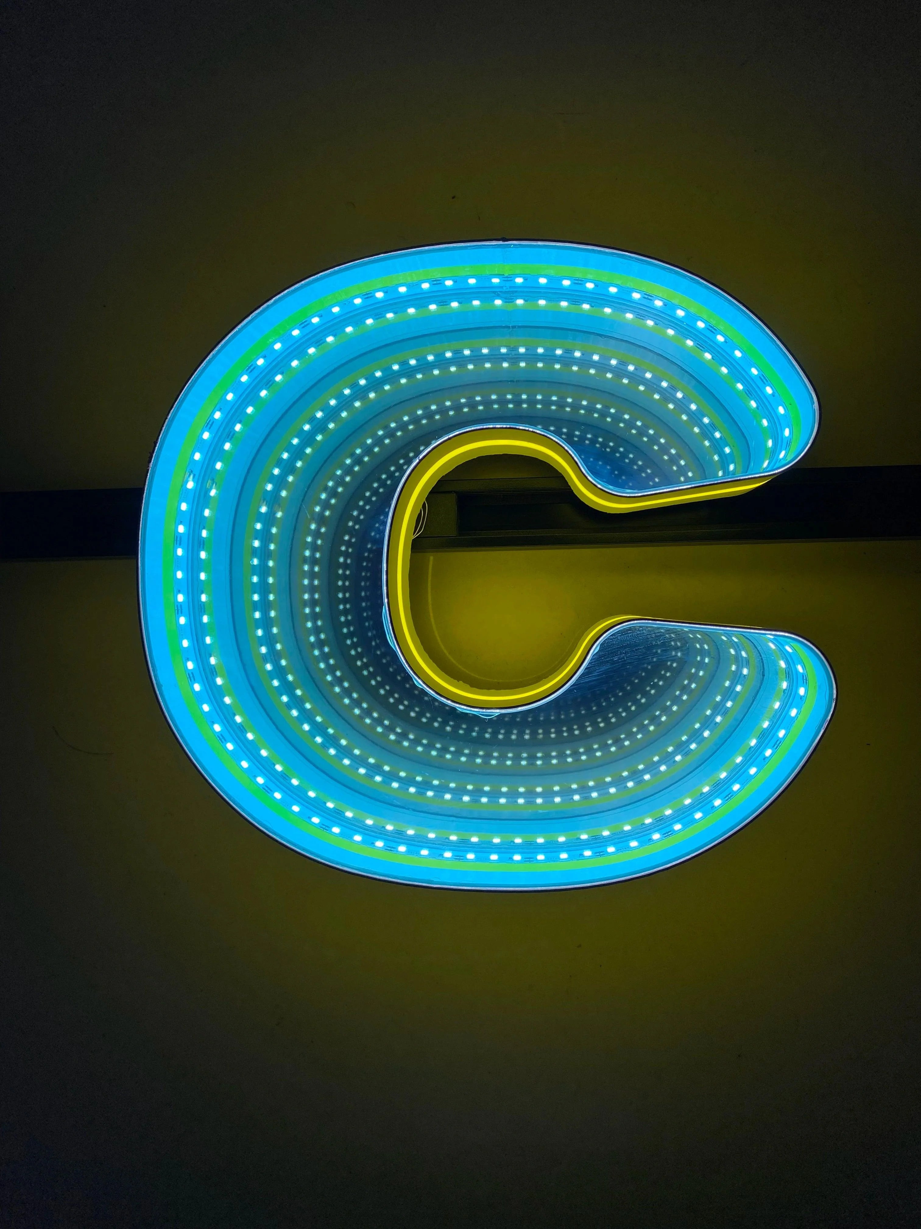 Stocked Infinity Mirror 3d Letter LED neon sign product image