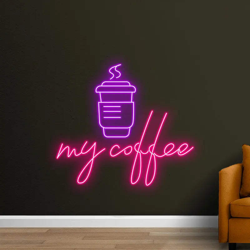 Toysign My Coffee Wall Light - Modern LED neon sign product image