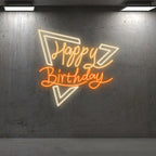 Vibrant Birthday Glow Light Elevate LED neon sign product image