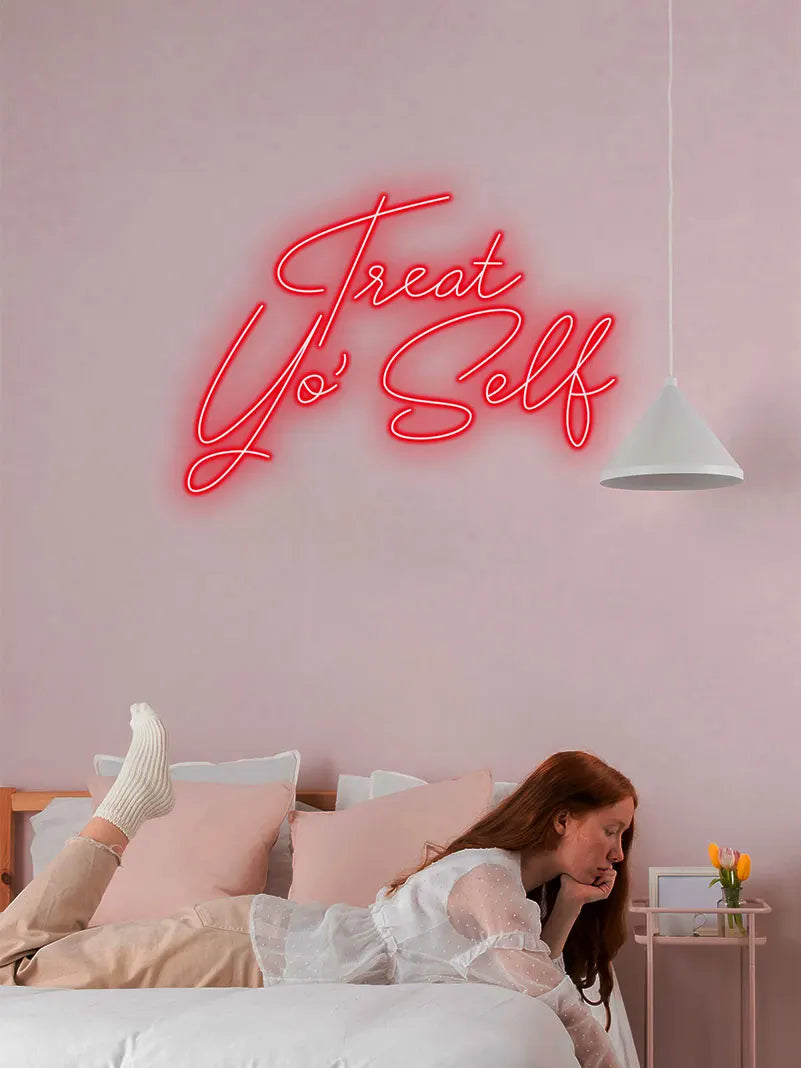 Treat Yo' Self - Add Some Flair to LED neon sign product image