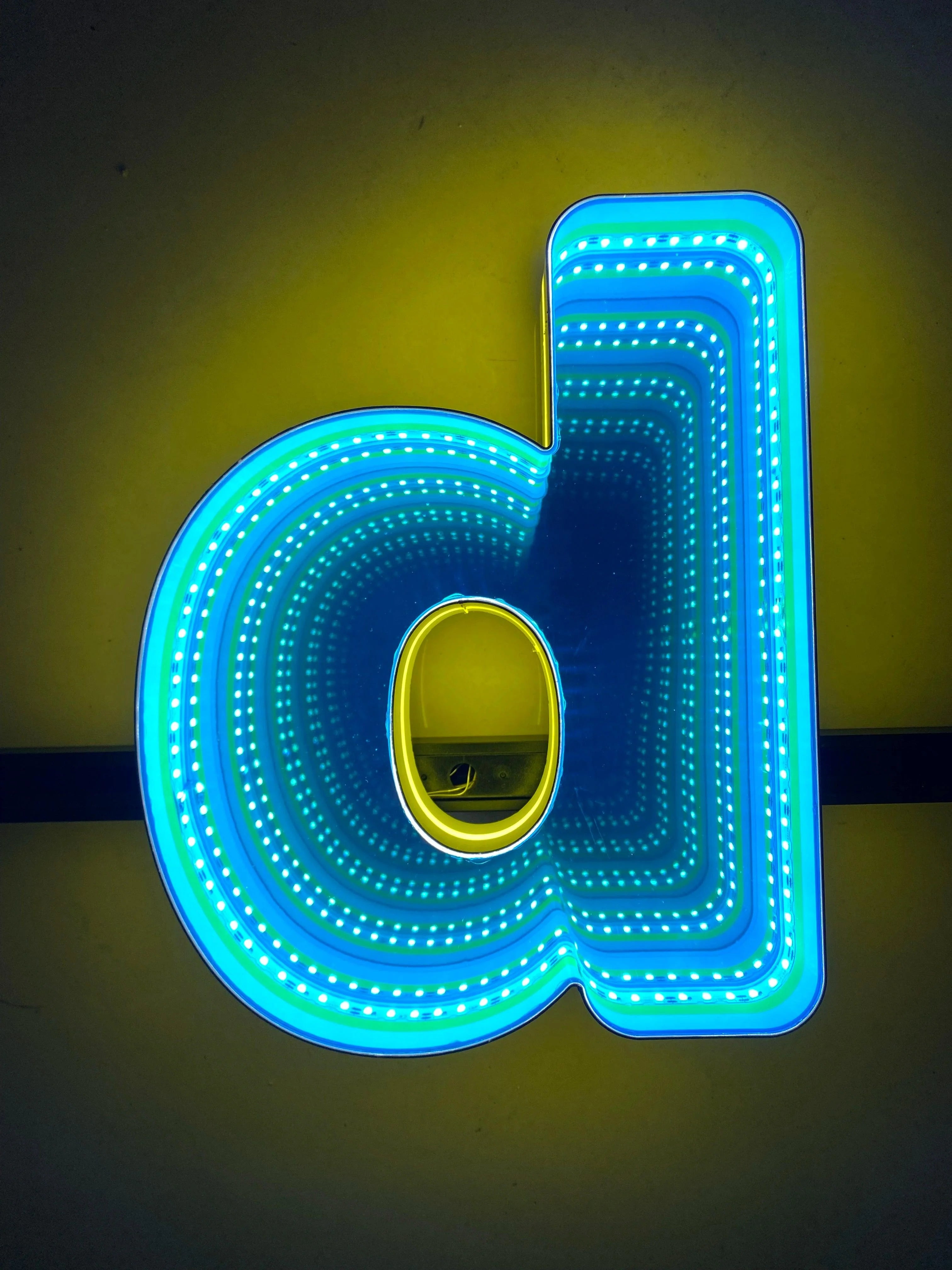 Stocked Infinity Mirror 3d Letter LED neon sign product image