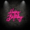 Toysign Elegant Happy Birthday - LED LED neon sign product image
