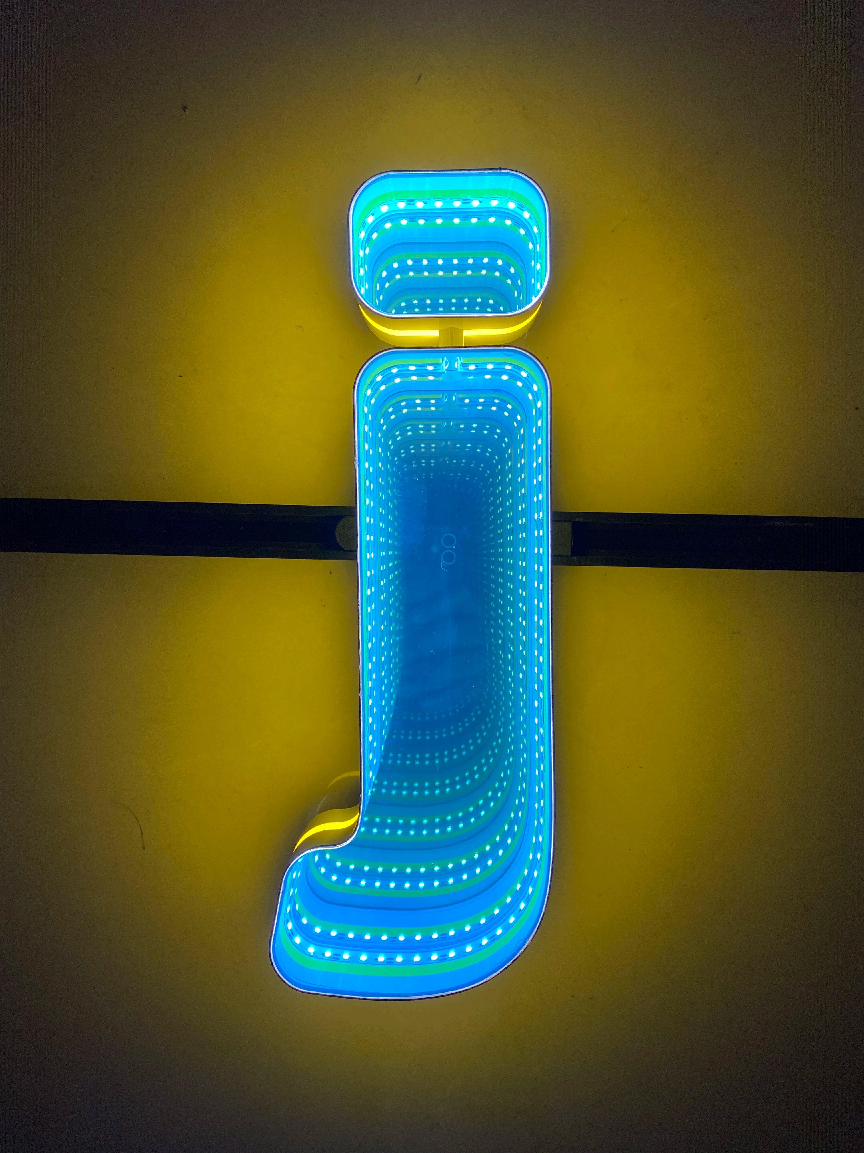 Stocked Infinity Mirror 3d Letter LED neon sign product image