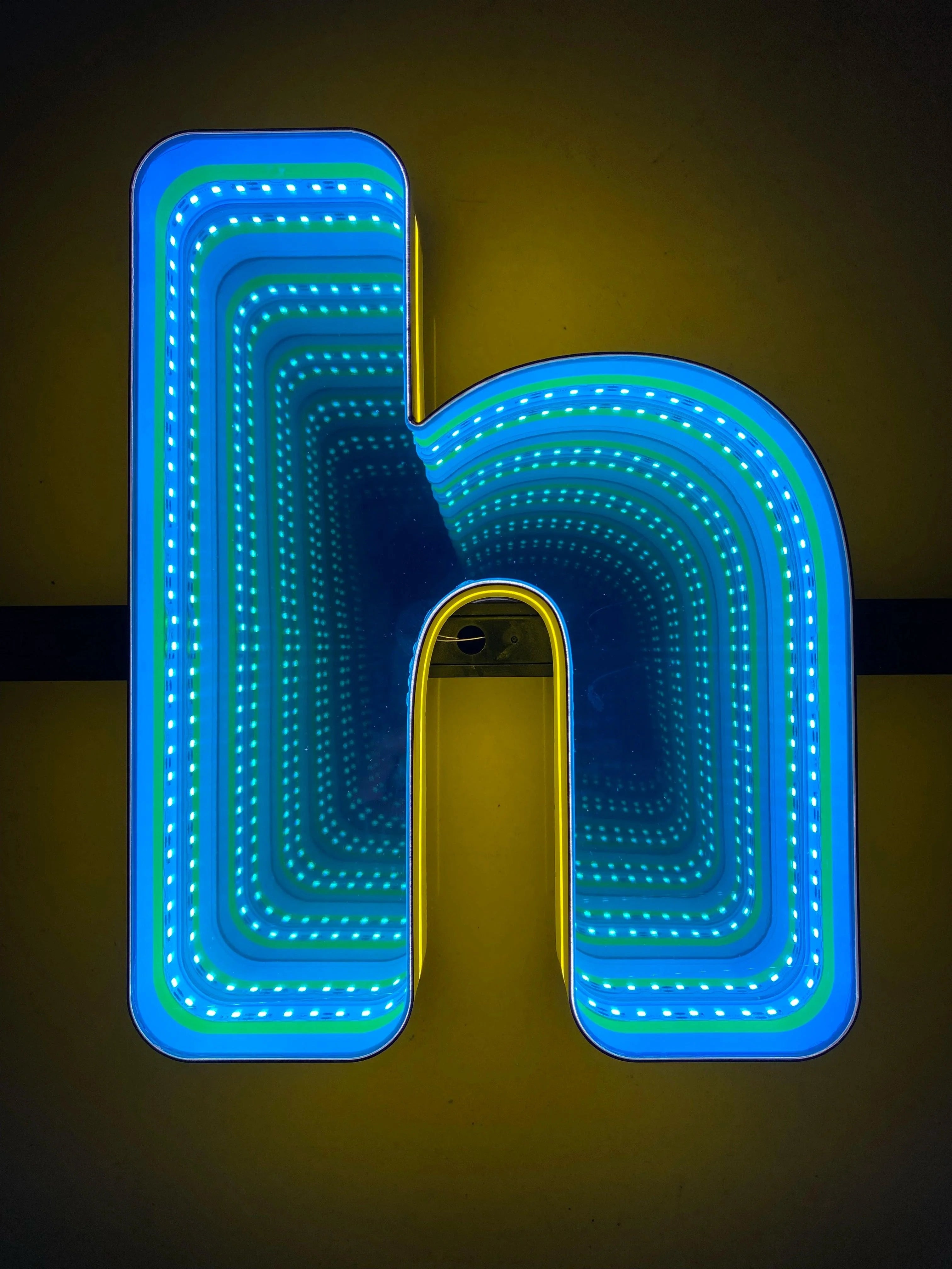 Stocked Infinity Mirror 3d Letter LED neon sign product image