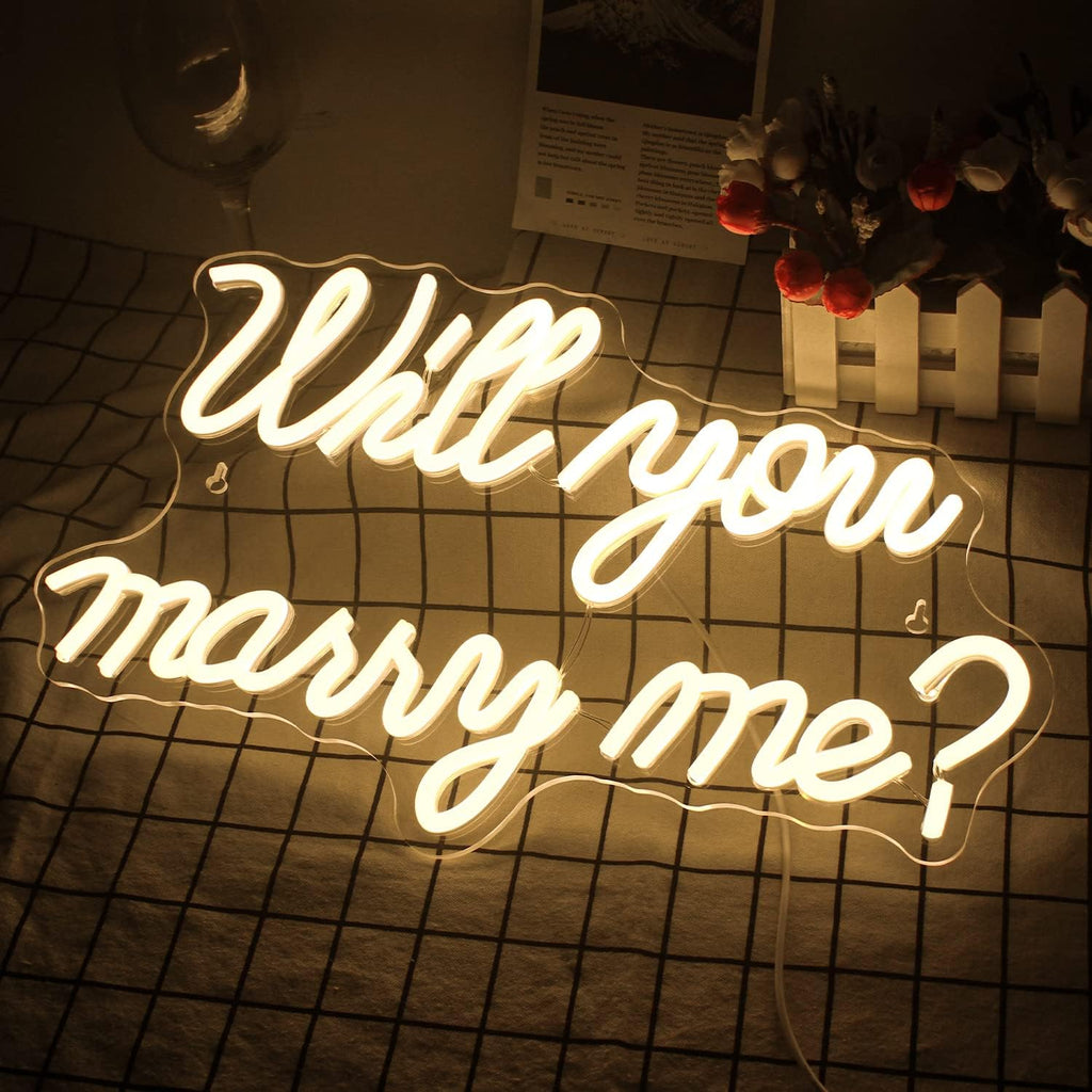 Will You Marry Me - Romantic LED LED neon sign product image