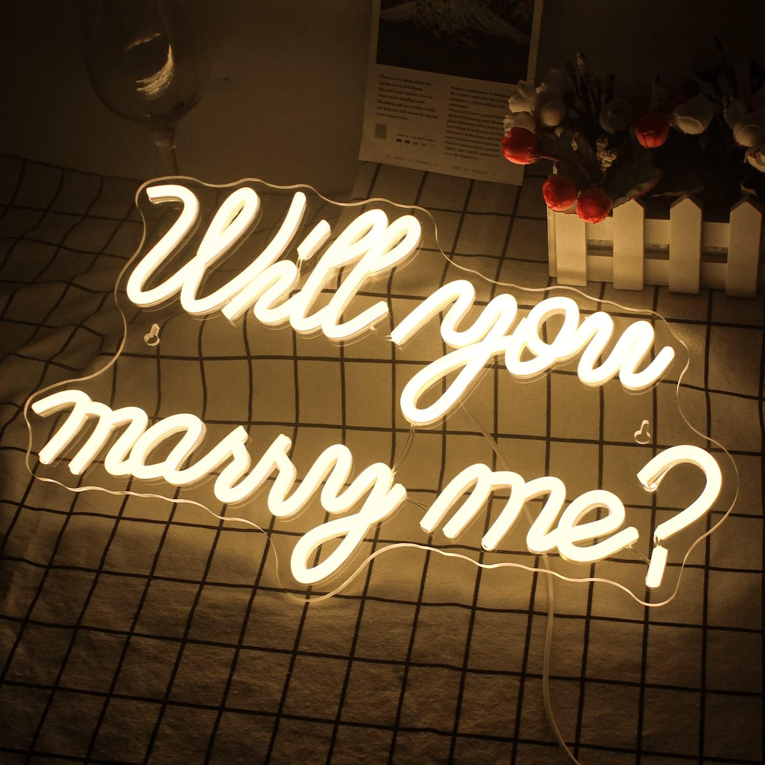 Will You Marry Me - Romantic LED LED neon sign product image