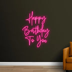 Toysign Vertical Happy Birthday LED neon sign product image
