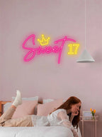 Toysign Sweet 17 - LED Birthday Wall LED neon sign product image