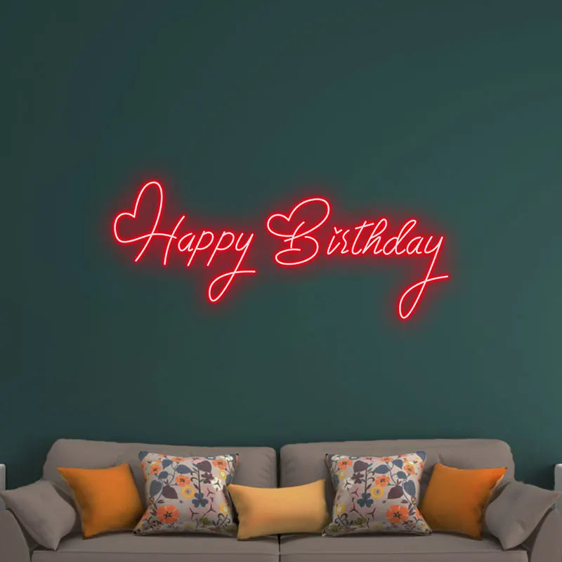 Toysign Custom Happy Birthday Sign LED neon sign product image
