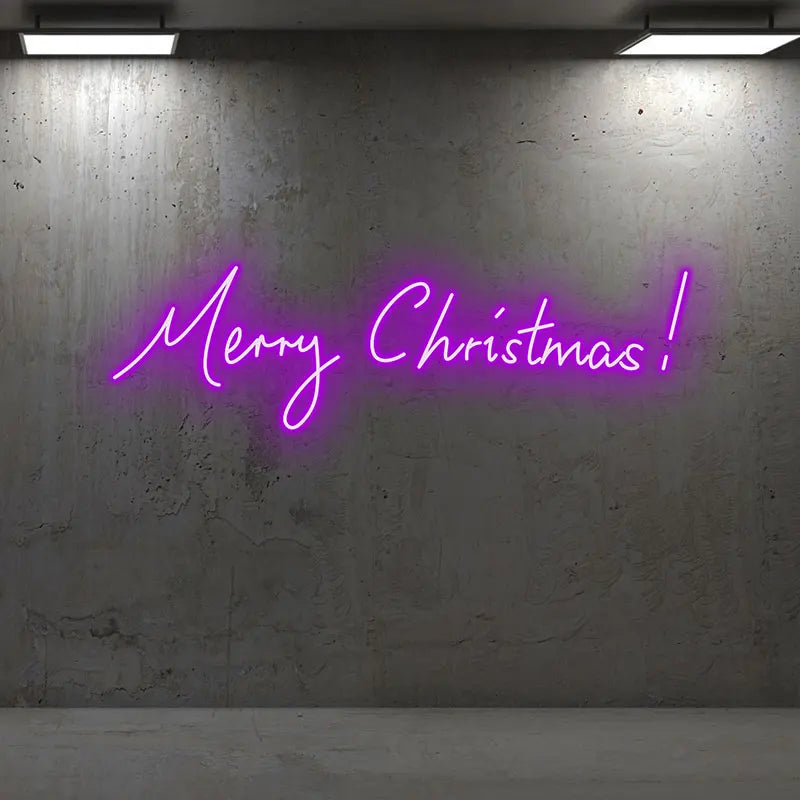 Merry Christmas Neon Text Light LED neon sign product image