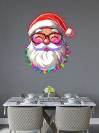 Santa Claus with Small Light Bulbs LED LED neon sign product image