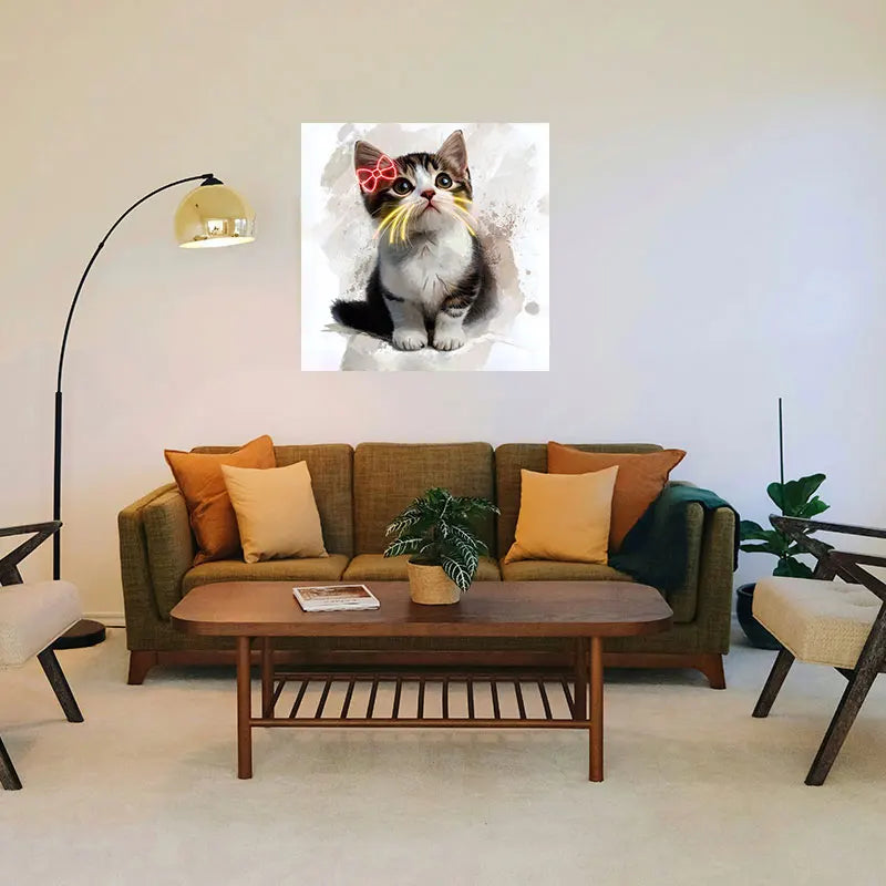 Toysign Kitten - Pet Portrait Design LED neon sign product image
